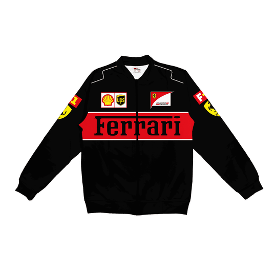 Ferrari Black Bomber Jacket