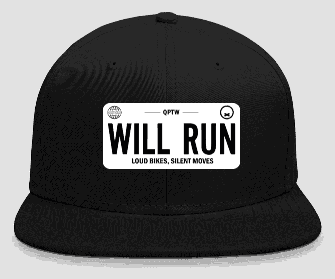 Will Run Snapback Cap