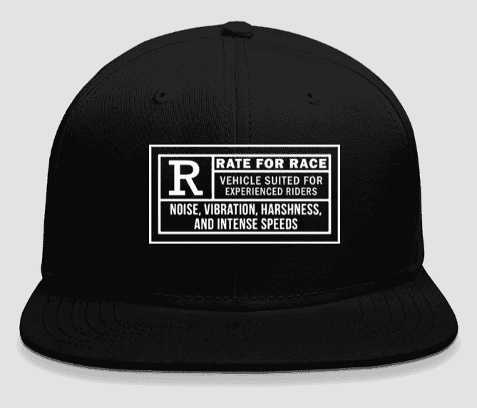 Rate For Race Snapback Cap