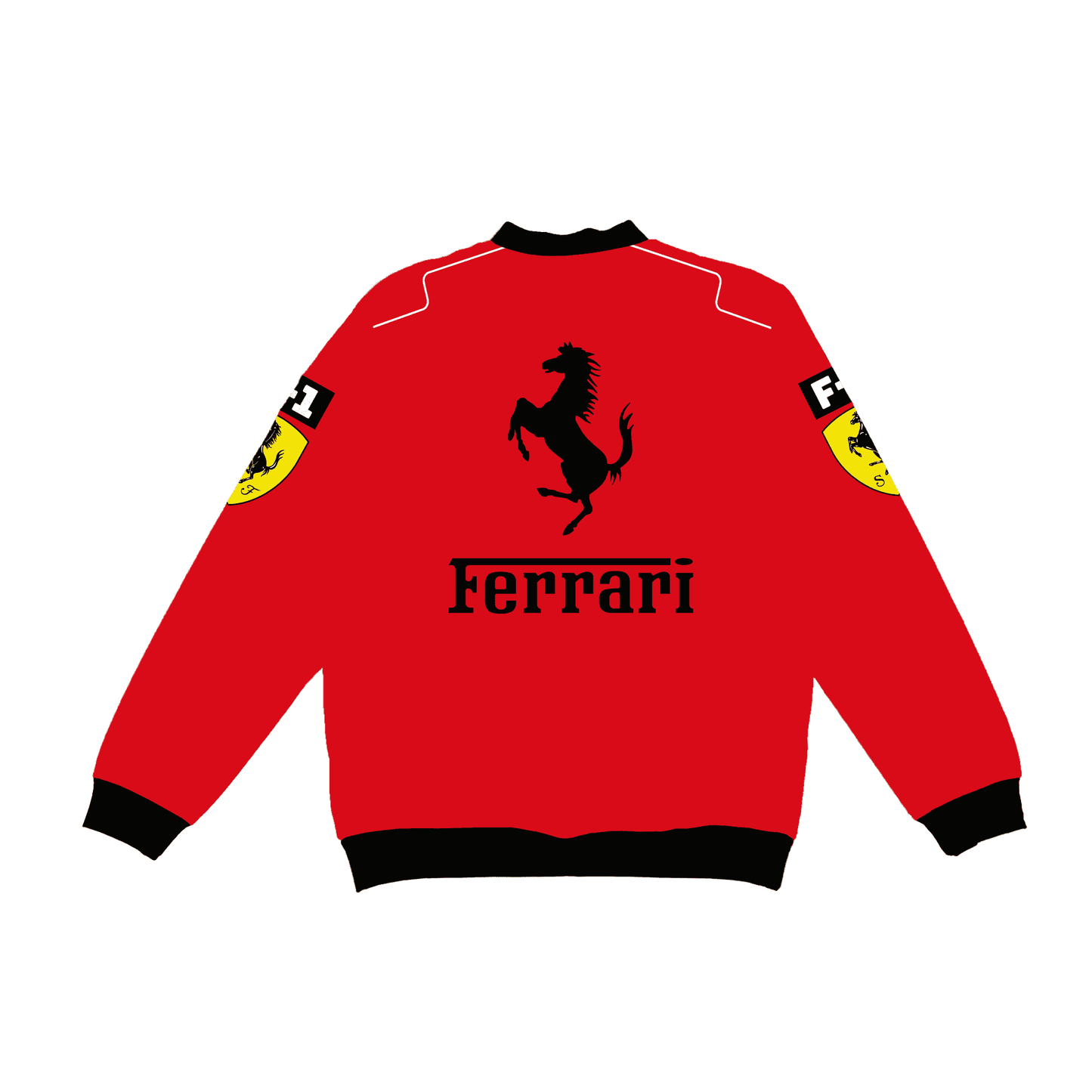 Ferrari Black Bomber Jacket