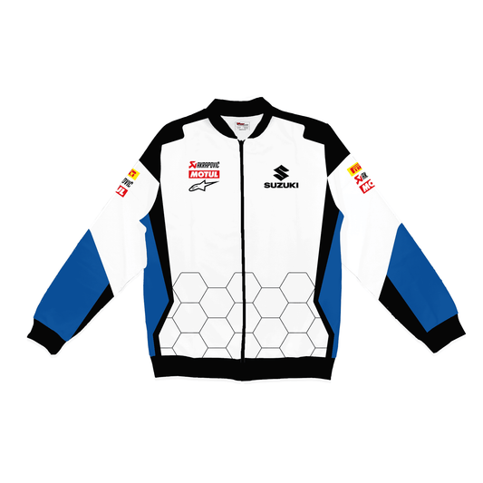 Hayabusa White Bomber Jacket