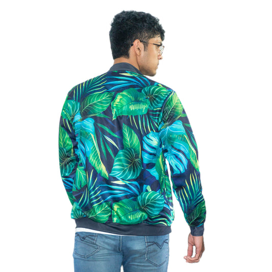 Tropical Leaves - Bomber Jacket - The Merchendize Store