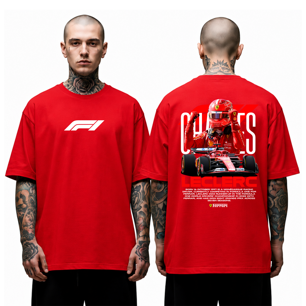 charles leclerc Dropshoulder T-shirt
