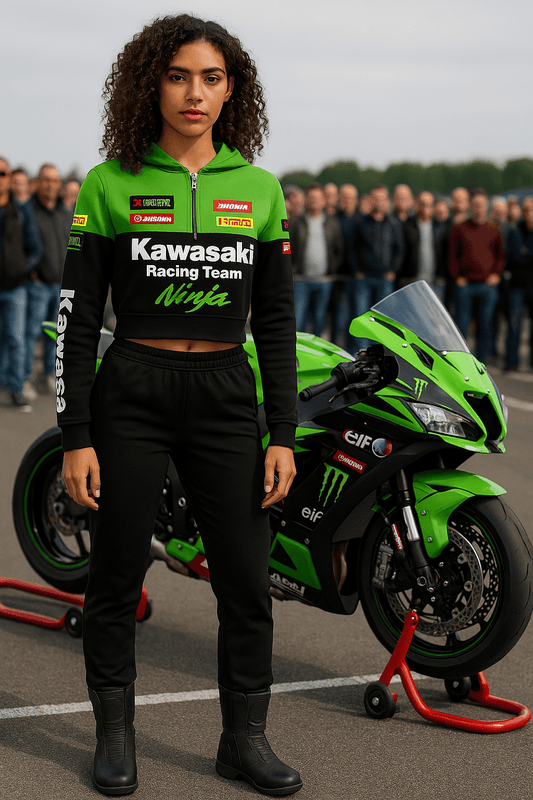 Kawasaki Crop Hoodie