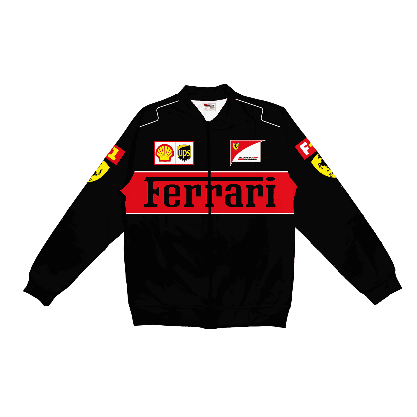 Ferrari Black Bomber Jacket