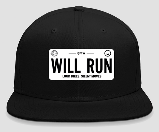 Will Run Snapback Cap