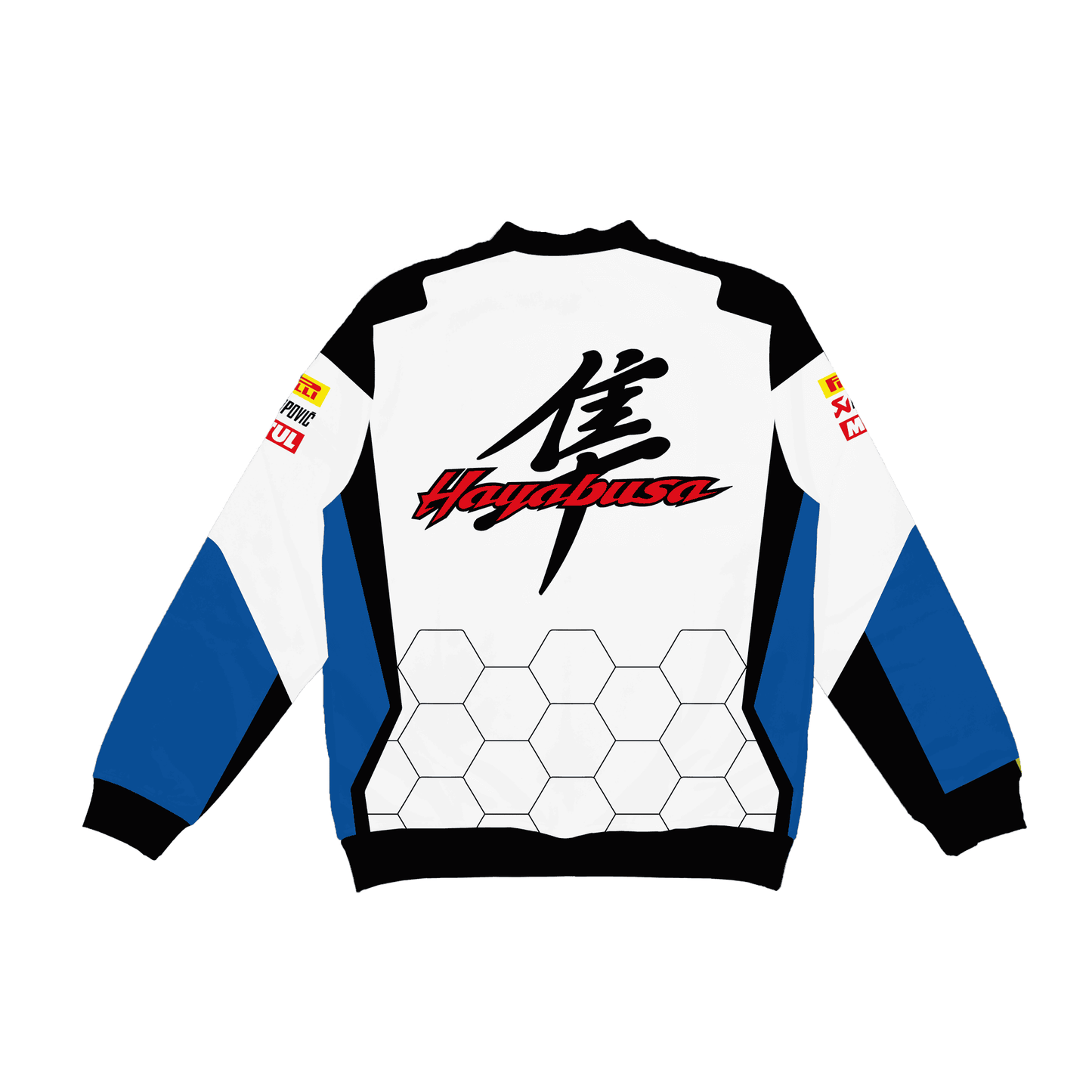 Hayabusa White Bomber Jacket