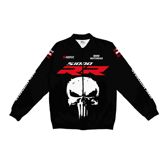 BMW S1000RR Skull Bomber Jacket