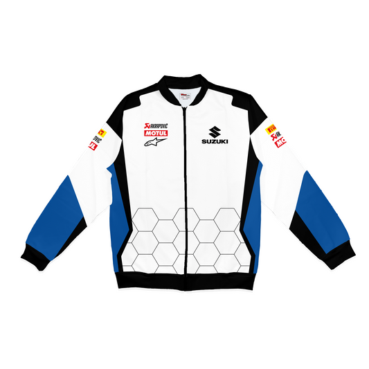 Hayabusa White Bomber Jacket