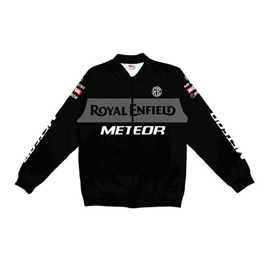 Meteor Black Bomber Jacket