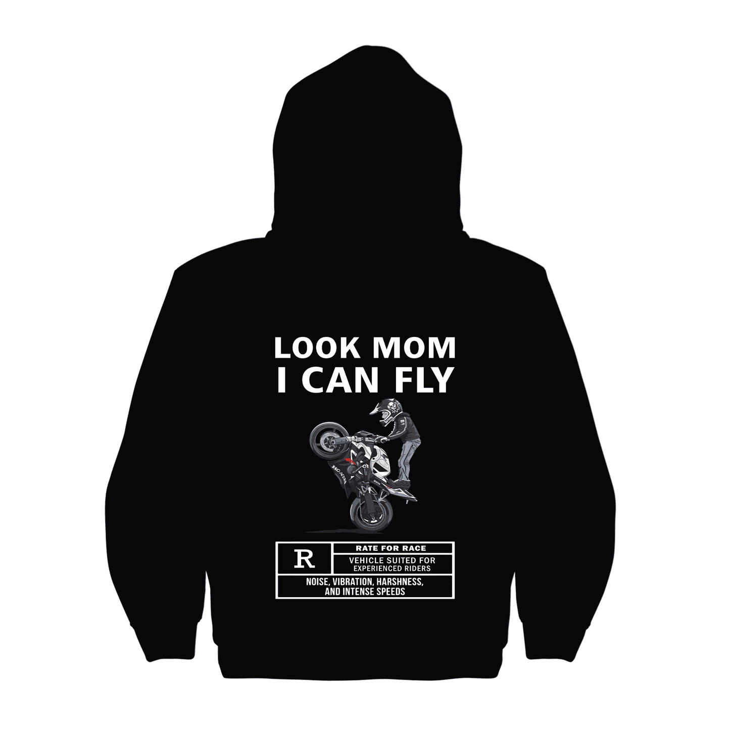Look Mom i Can Fly Hoodie – Tuner Motorsports - Main Image