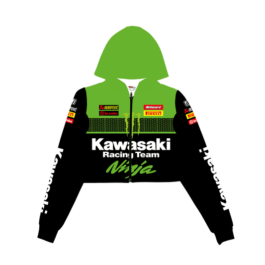 Kawasaki Crop Hoodie